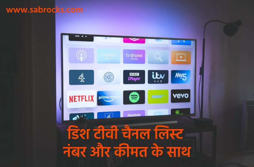डिश टीवी चैनल लिस्ट नंबर और कीमत के साथ | Dish TV Channel List with Number and Price